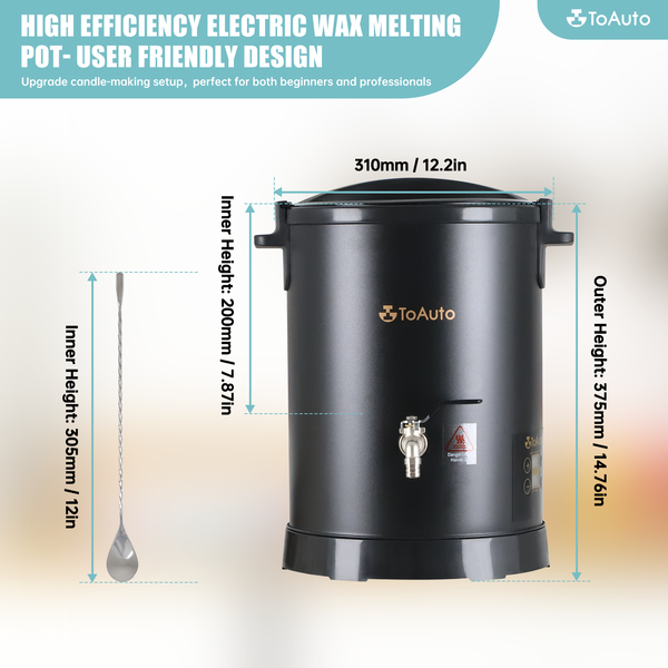 TOAUTO WMF-6L Digital Wax Melter(Pink/Black) - ToAuto Tool