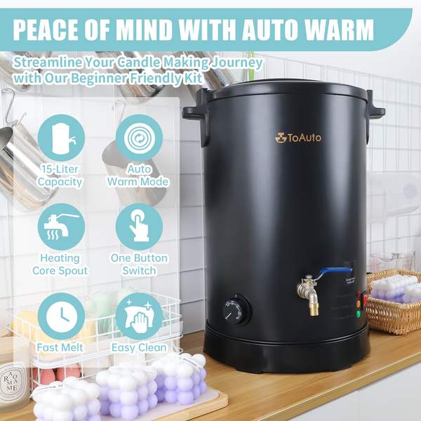 ToAuto 15Qts Digital/Mechanical Wax Melter for Business - ToAuto Tool