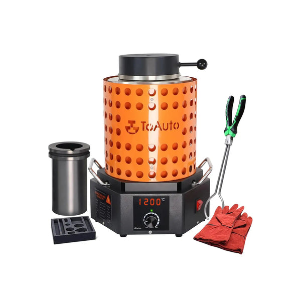 5KG Resistance Gold Melting Furnace ToAuto Metal Studio