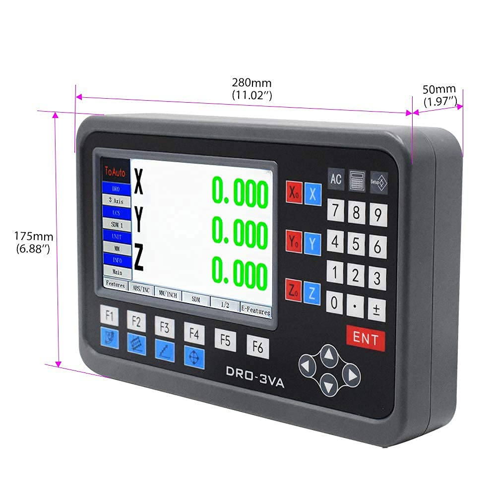 2/3 Axis DRO Kit LCD Display +Scales – ToAuto Tool