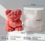 Candle Molds Wax Melting Bear Bunny Dog Rose Bouquet