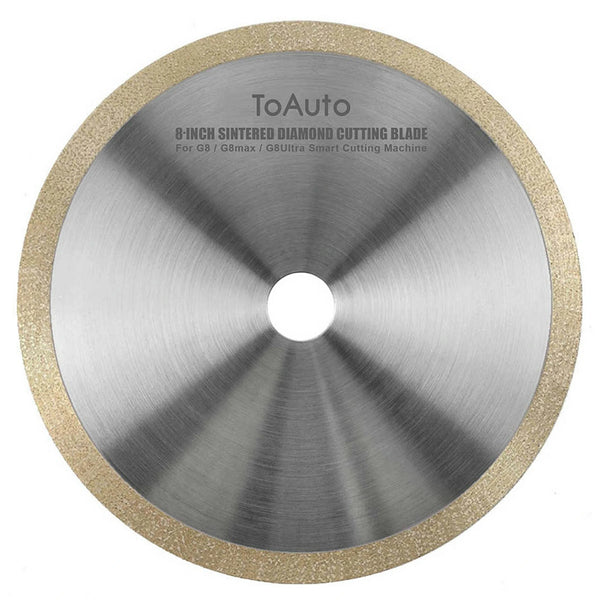 ToAuto 8-Inch Diamond Lapidary Saw Blade for Gemstone and Rock Cutting