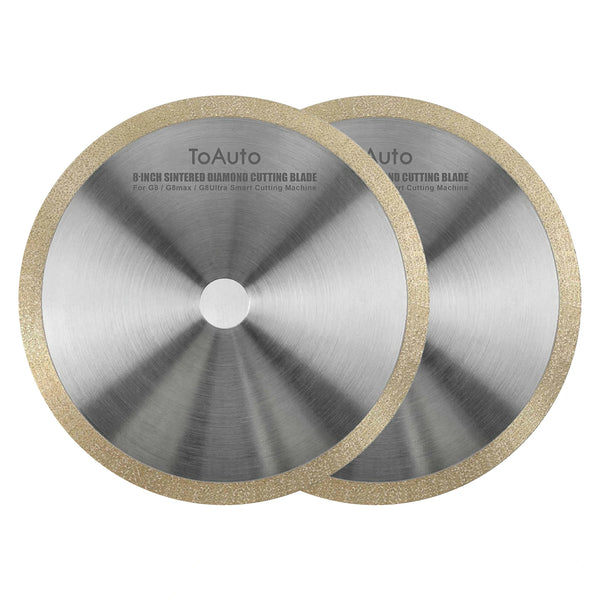 ToAuto 8-Inch Diamond Lapidary Saw Blade for Gemstone and Rock Cutting
