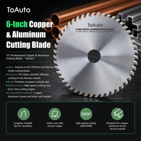 Cutting aluminum with 6 inch metal cutting blade