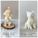 Candle Molds Wax Melting Bear Bunny Dog Rose Bouquet