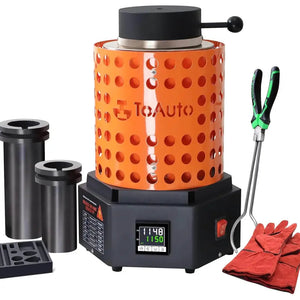 TRF3000 Resistance Gold Melting Furnace 1800W ToAuto Metal Studio