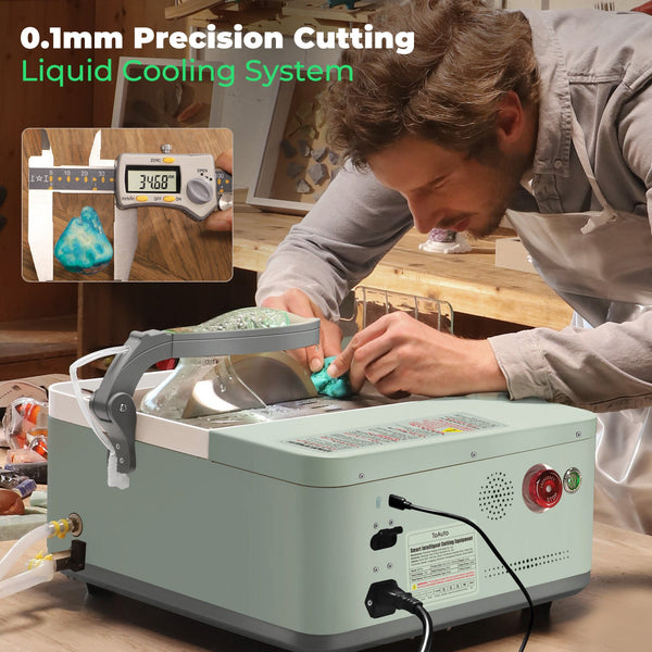 6/8 Inch Gemstone & Metal cutting machine for DIY Precise cutting ToAuto Tool