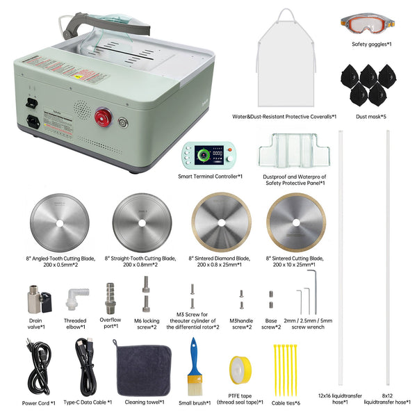 6/8 Inch Gemstone & Metal cutting machine for DIY Precise cutting ToAuto Tool