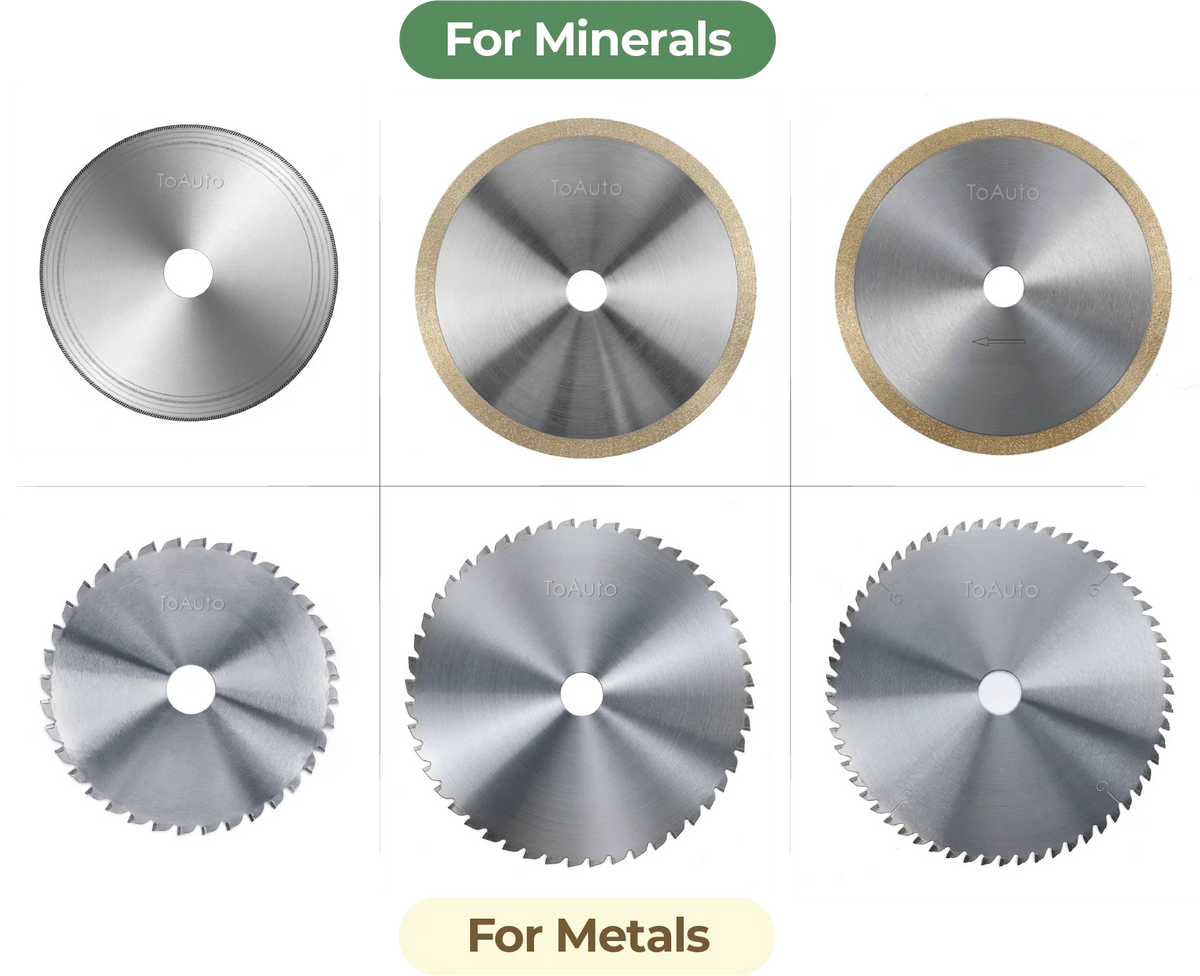 Saw blades for various models of intelligent cutting machines