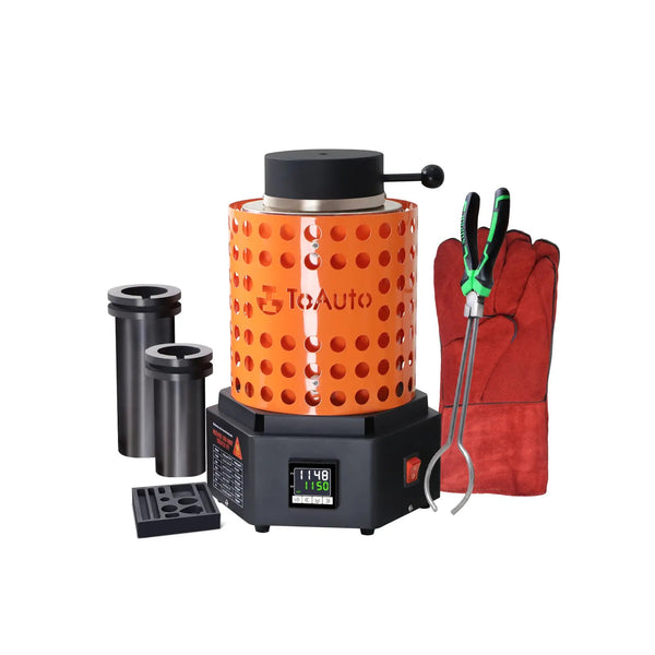 TRF3000 Resistance Gold Melting Furnace 1800W ToAuto Metal Studio