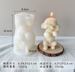 Candle Molds Wax Melting Bear Bunny Dog Rose Bouquet