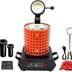 3+1KG(Double crucible) Electric Digital Melting Furnace - ToAuto Tool